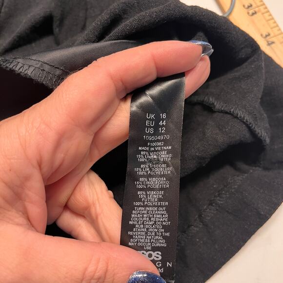 ASOS Black High Waist Women Shorts - Picture 6 of 8